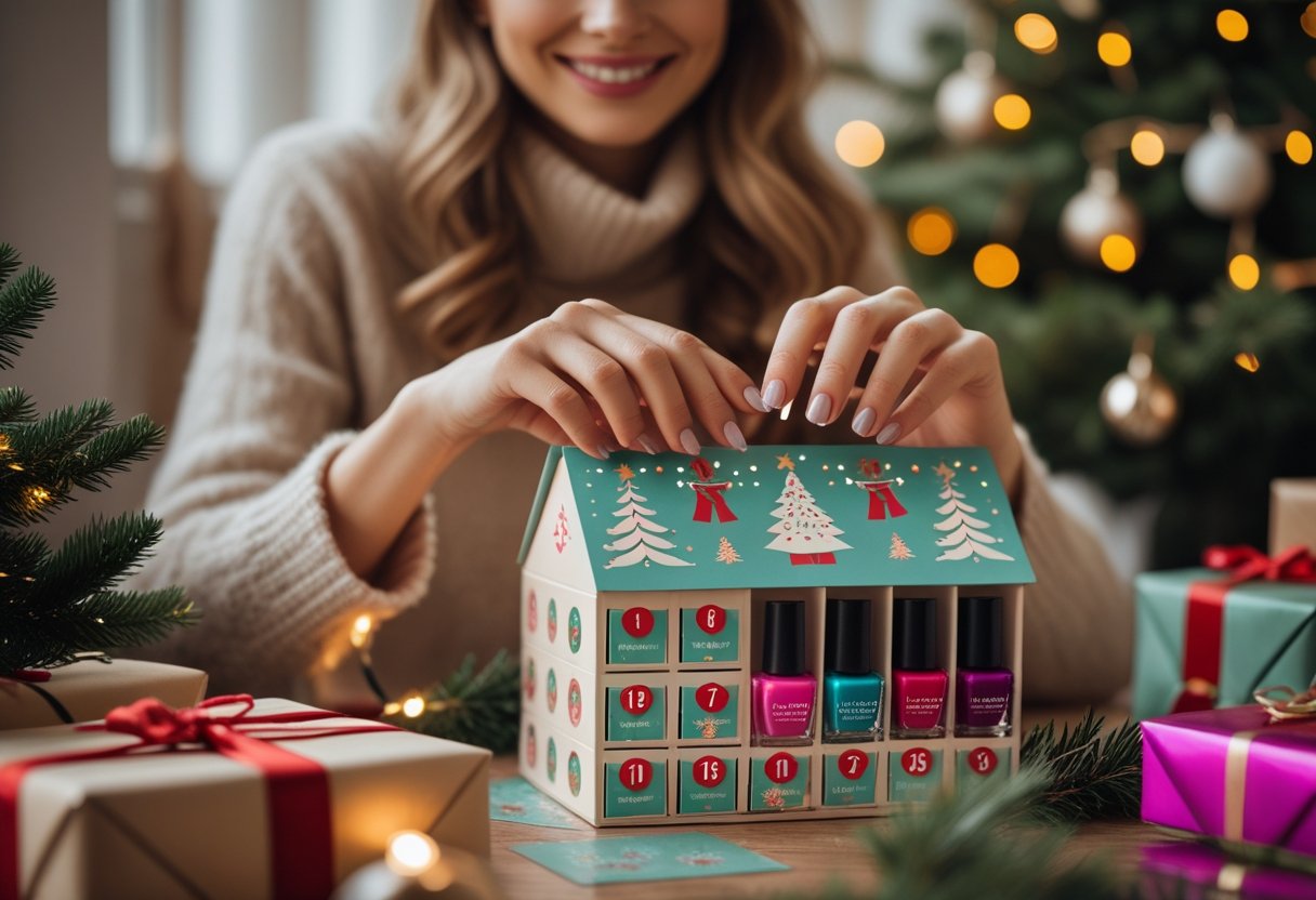 De bedste ønsker til jul gaver med neglelak julekalenderen